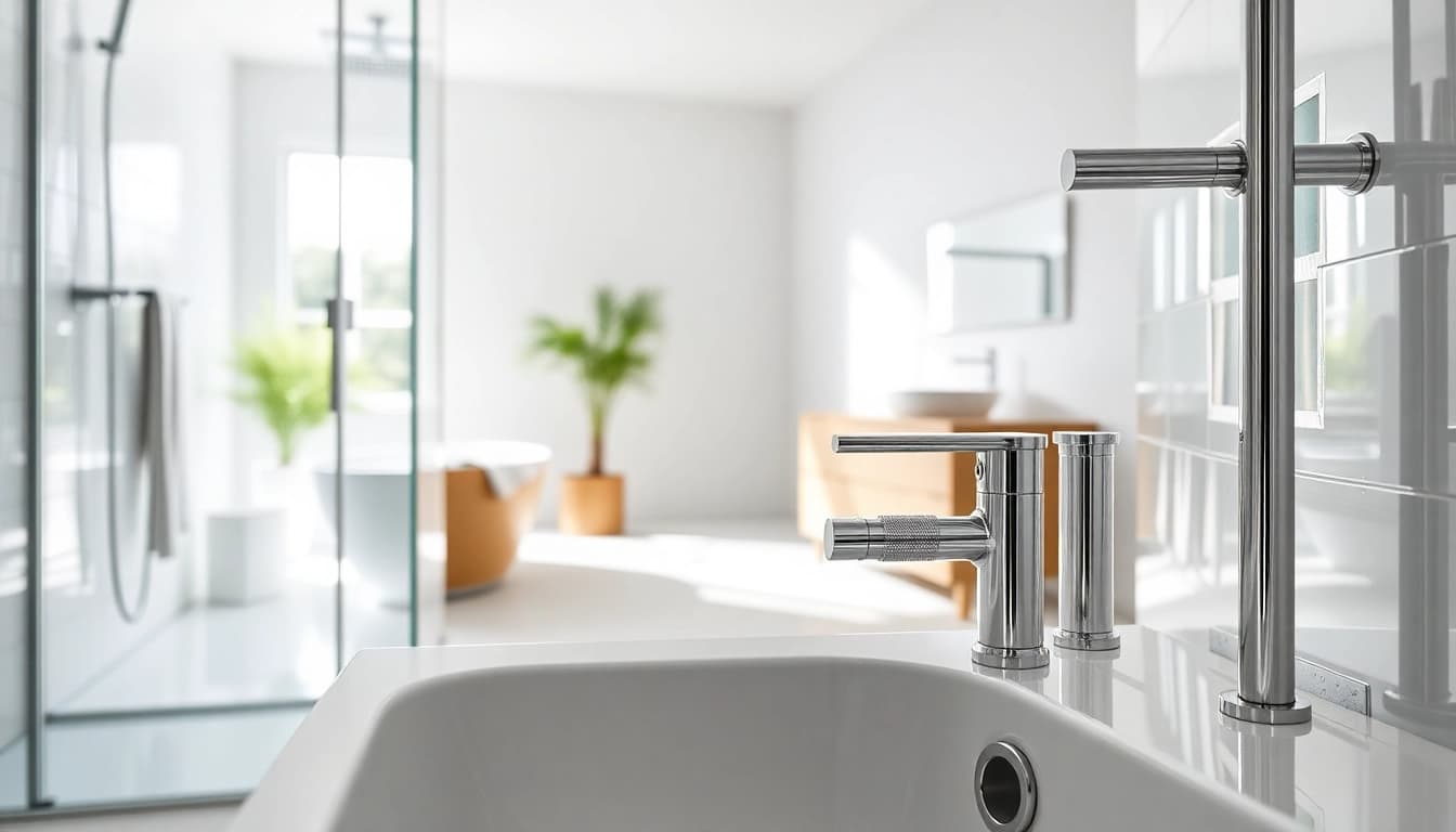 Die hochwertige Duschkabine von sonni sanitär GmbH verwandelt das Bad in eine Oase der Entspannung.