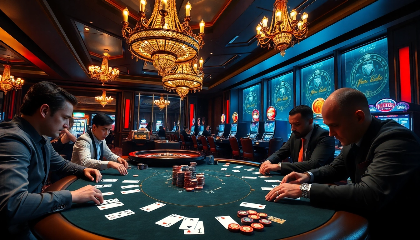 Experience thrilling gameplay at gilajp with intense poker action and luxurious casino ambiance.