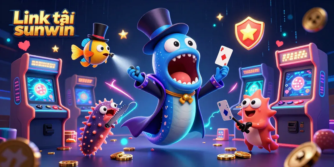 Engage with the thrilling Link tải sunwin gaming experience illustrated through a vibrant underwater scene