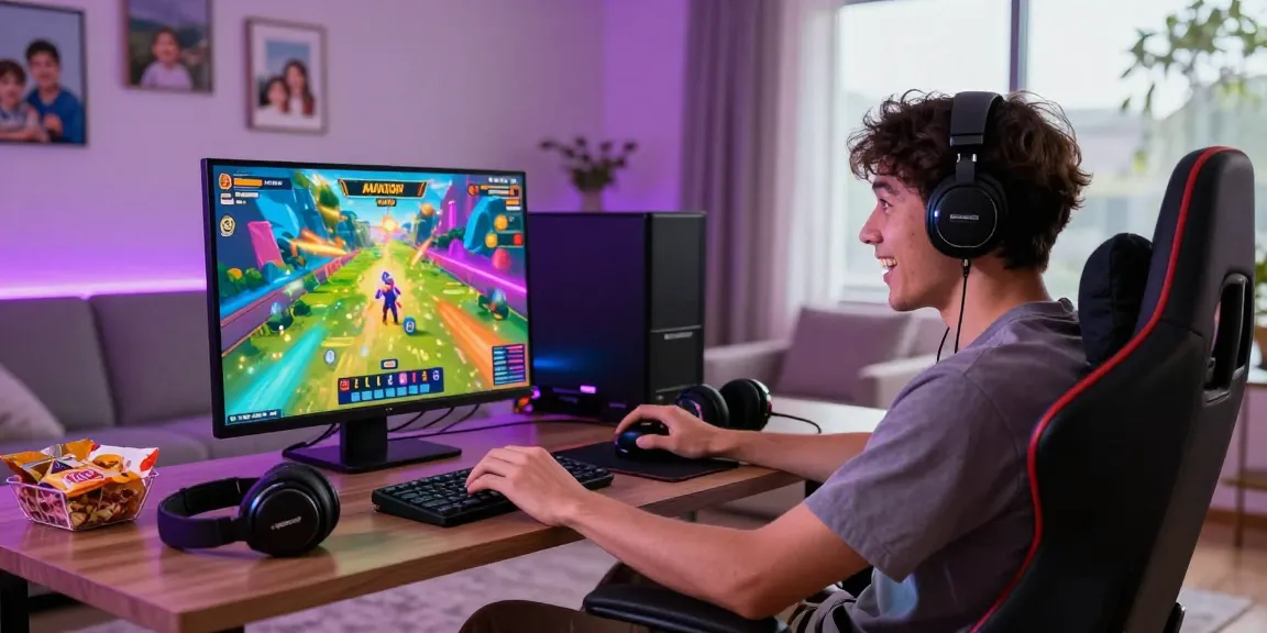Player enjoying Aviator Pro crash game on laptop in a lively gaming setup.
