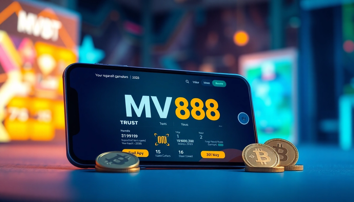 Experience MV88 app features with a modern, user-friendly online gambling interface.