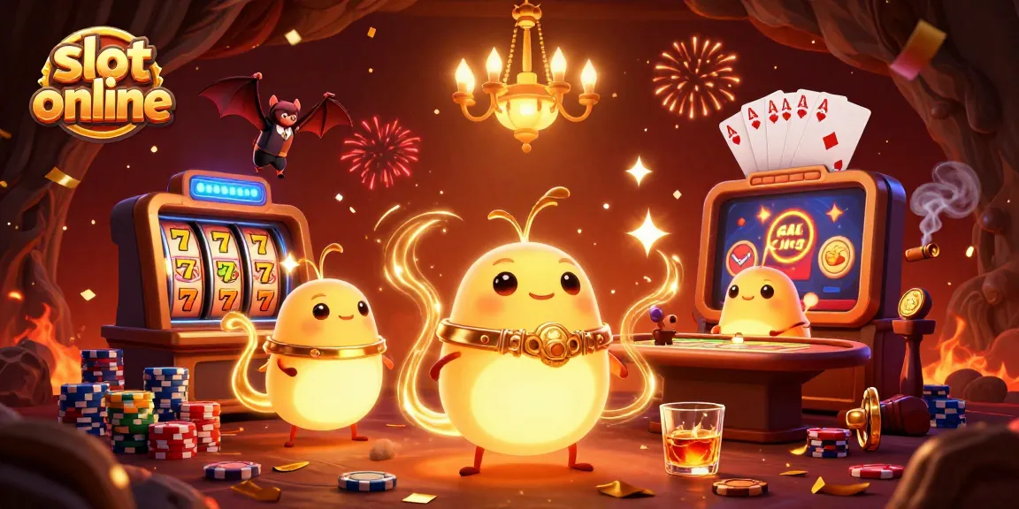 Raih jackpot maxwin di slot online bersama tim cacing bercahaya dalam kasino gua yang unik.