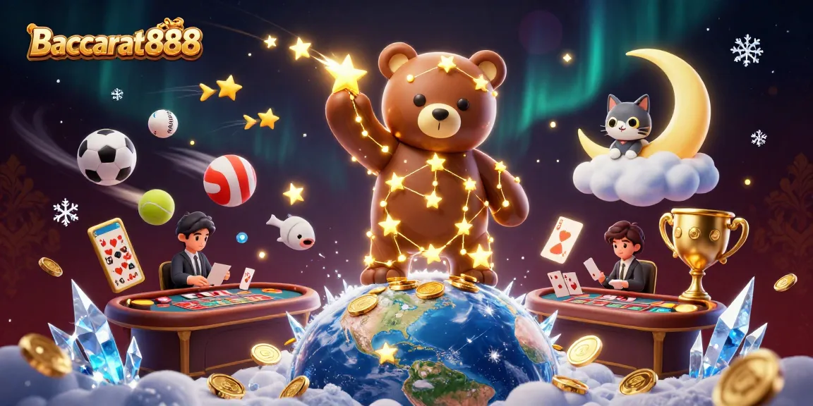 Play Baccarat888 and enjoy a rich casino experience with vibrant characters and game elements.