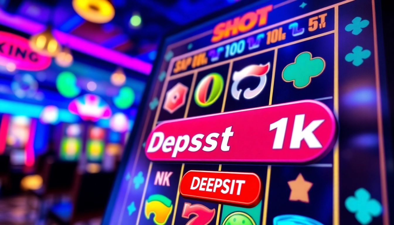 Menangkan permainan dengan slot deposit 1k di platform online yang menyenangkan.