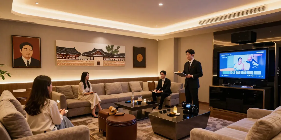 강남쩜오의 프리미엄 분위기를 담은 고급스러운 실내 공간
