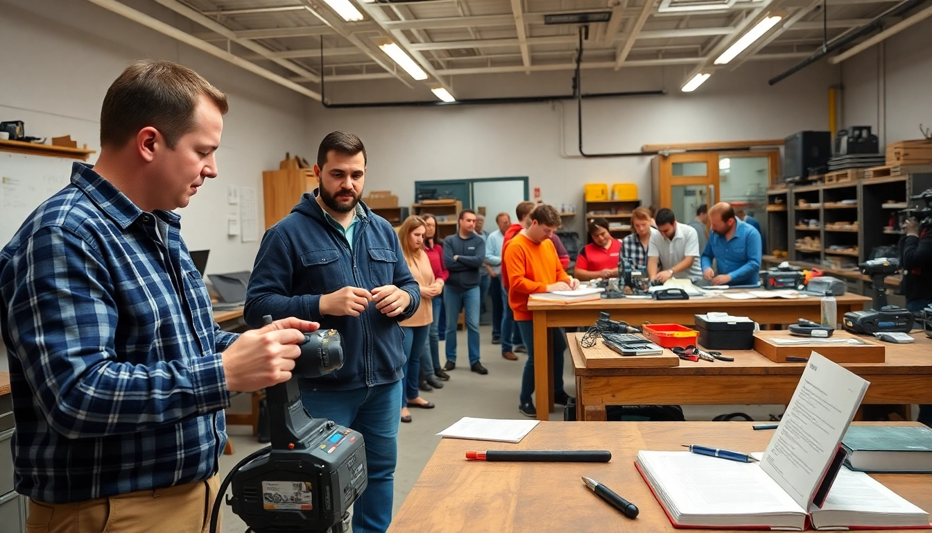 Students learning at a trade school in Tennessee, showcasing hands-on skills and diverse training.