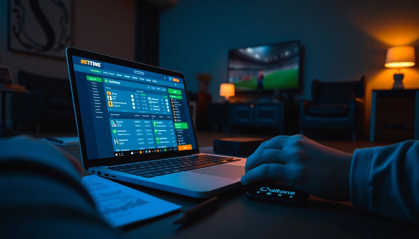 A live betting scene highlighting kèo nhà cái with real-time soccer odds, creating an engaging sports betting atmosphere.