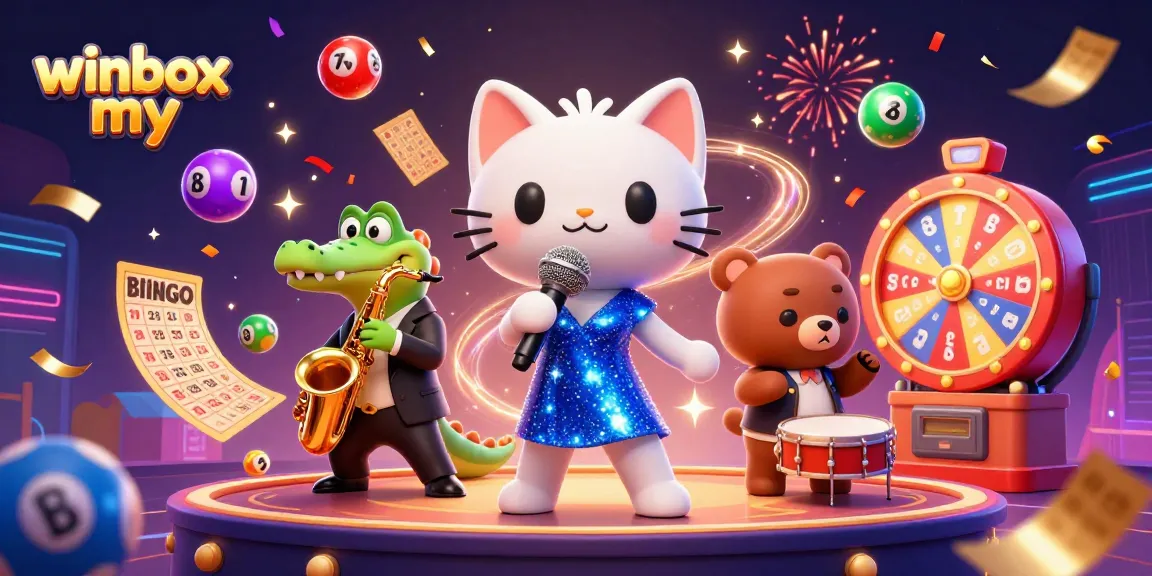 Experience lively gameplay at winbox my with a vibrant casino scene featuring characters and lively game elements.