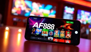 AF88 online betting interface showcasing games and user-friendly design.