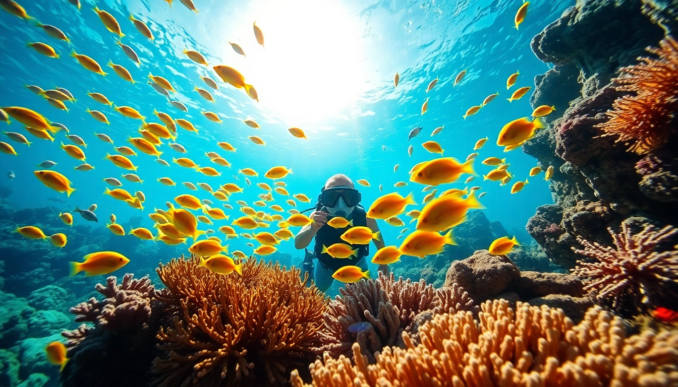 Best snorkeling in Cabo reveals a diver exploring vibrant coral reefs and colorful tropical fish.