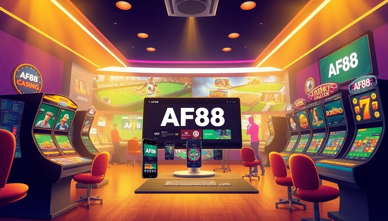 Experience the excitement of online gambling with AF88's vibrant gaming platform, featuring sports, casinos, and more.