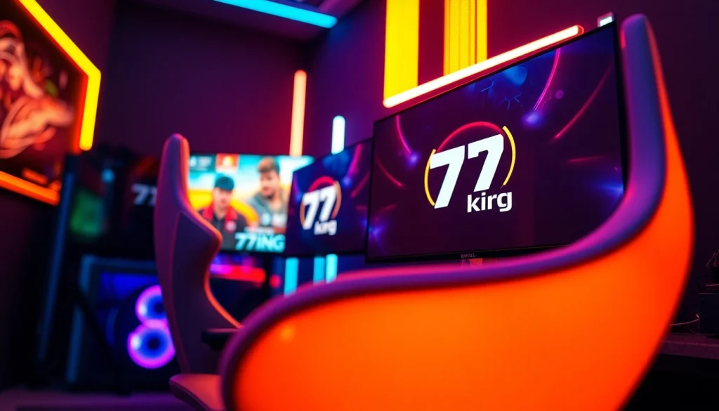 Engaging action from 79king gaming setup with vibrant graphics and modern tech elements.