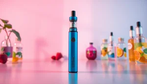 Elfbar im Detail, zeigt das farbenfrohe Design und die modernen Funktionen.