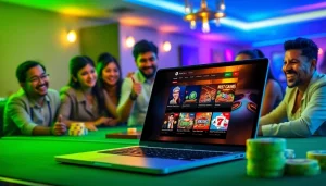 Exciting online gaming experience featuring AF88 interface with diverse players engaging in casino games.