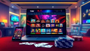 TV88 online gambling platform showcasing diverse games and user-friendly interface