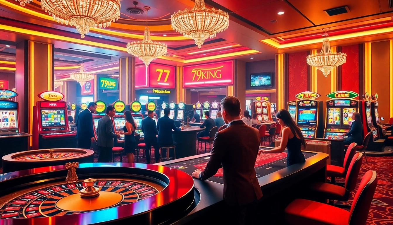 Players engaging with the dynamic 79king online casino interface, enjoying thrilling gaming experiences.