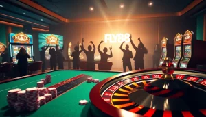 FLY88 offers an exciting online casino experience with vibrant gaming visuals, thrilling poker gameplay, and engaging odds.