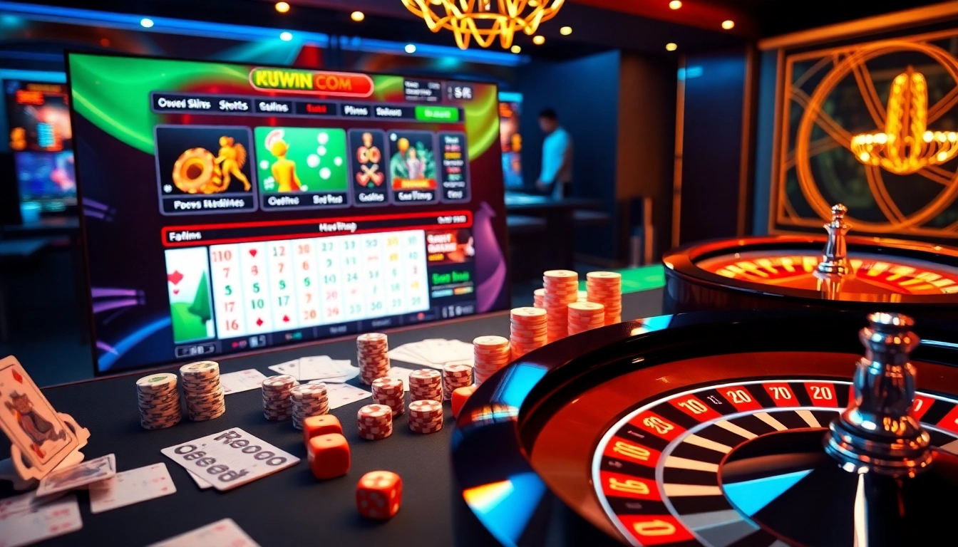 Experience thrilling gameplay at kuwin com with immersive casino tables and interactive gaming elements.