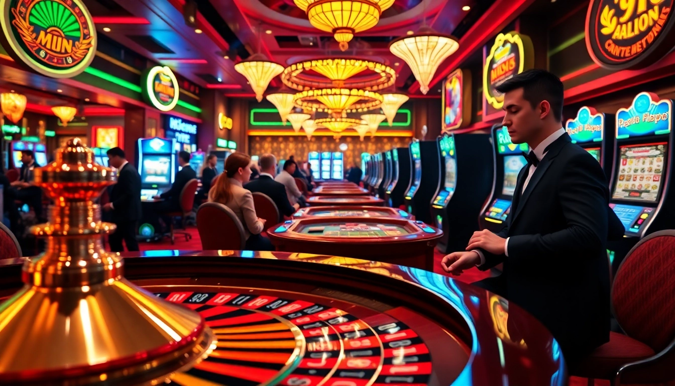 Experience the thrill of winning at 99win with dynamic casino visuals showcasing roulette and poker action.