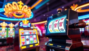 Menampilkan keseruan bermain slot deposit pulsa dengan suasana permainan yang hidup dan mengasyikkan.