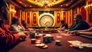 Experience high-stakes poker and roulette action at okwin vip casino, capturing thrilling gaming moments.