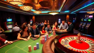 Experience the excitement of Go8.com with diverse games at luxurious casino tables.