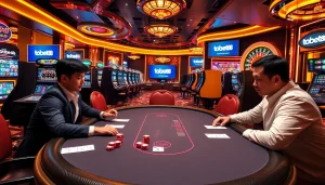 Engage in high-stakes poker at tobet88 with vibrant casino atmosphere and professional players.