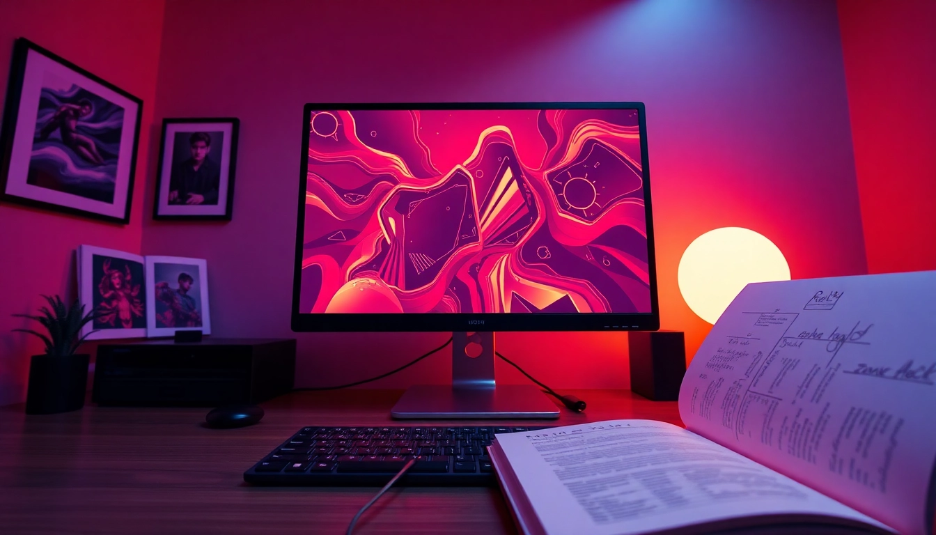 Explore the creative potential of nsfw ai in a vibrant digital workspace.