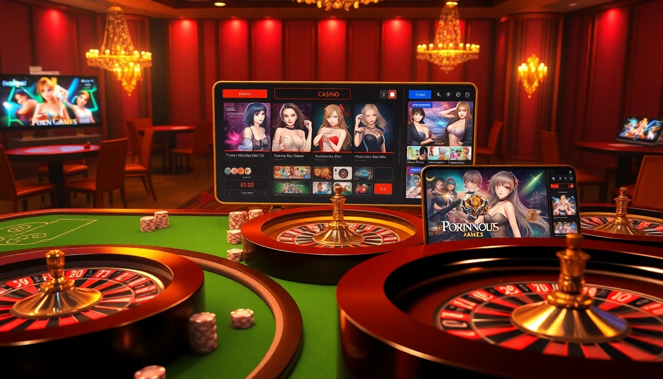 Engage with porn games ai as players enjoy thrilling online casino experiences featuring realistic game interfaces.