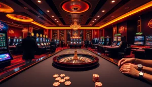 Excited players engaging in thrilling games at ww88 online casino with vibrant atmosphere.