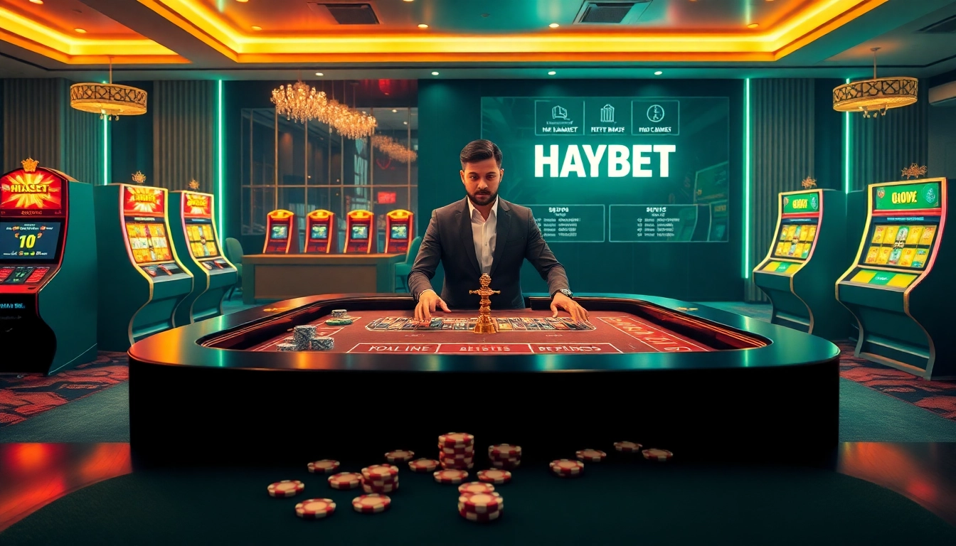 Experience thrilling gameplay at HAYBET with stunning casino visuals featuring baccarat, slots, and roulette.