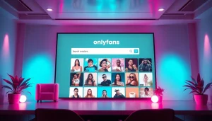 OnlyFans Search interface showcasing diverse creators in a modern, user-friendly layout.