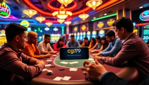 Người chơi tận hưởng trò chơi poker chiến lược khi ứng dụng cg79 nâng cao trải nghiệm tại casino.
