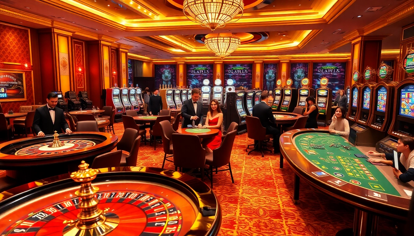 Experience luxury and excitement at the 789f com casino with players enjoying various games.