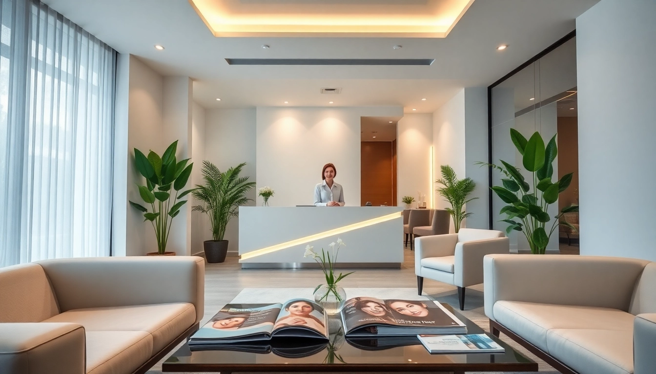 現代的な美容整形クリニックの内装。美容整形クリニックおすすめ口コミ＆評判情報を紹介し、信頼と専門性を促進します。