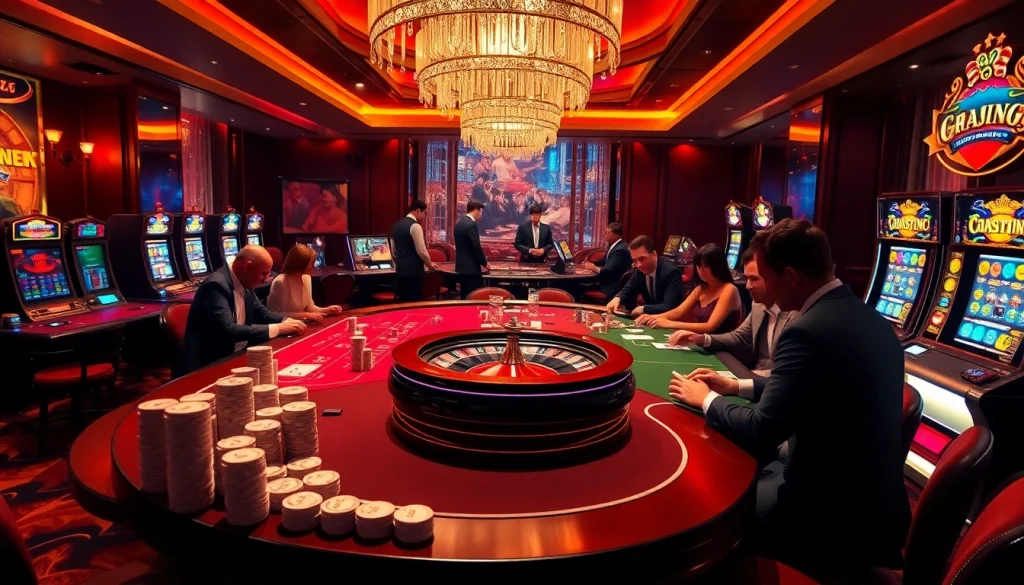 Experience thrilling gameplay at https://go88.fast/ with vibrant casino tables and attentive dealers.