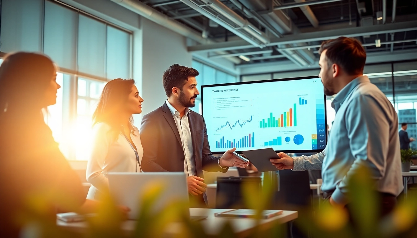 Discover how competitive intelligence strategies empower teams in a collaborative office setting.