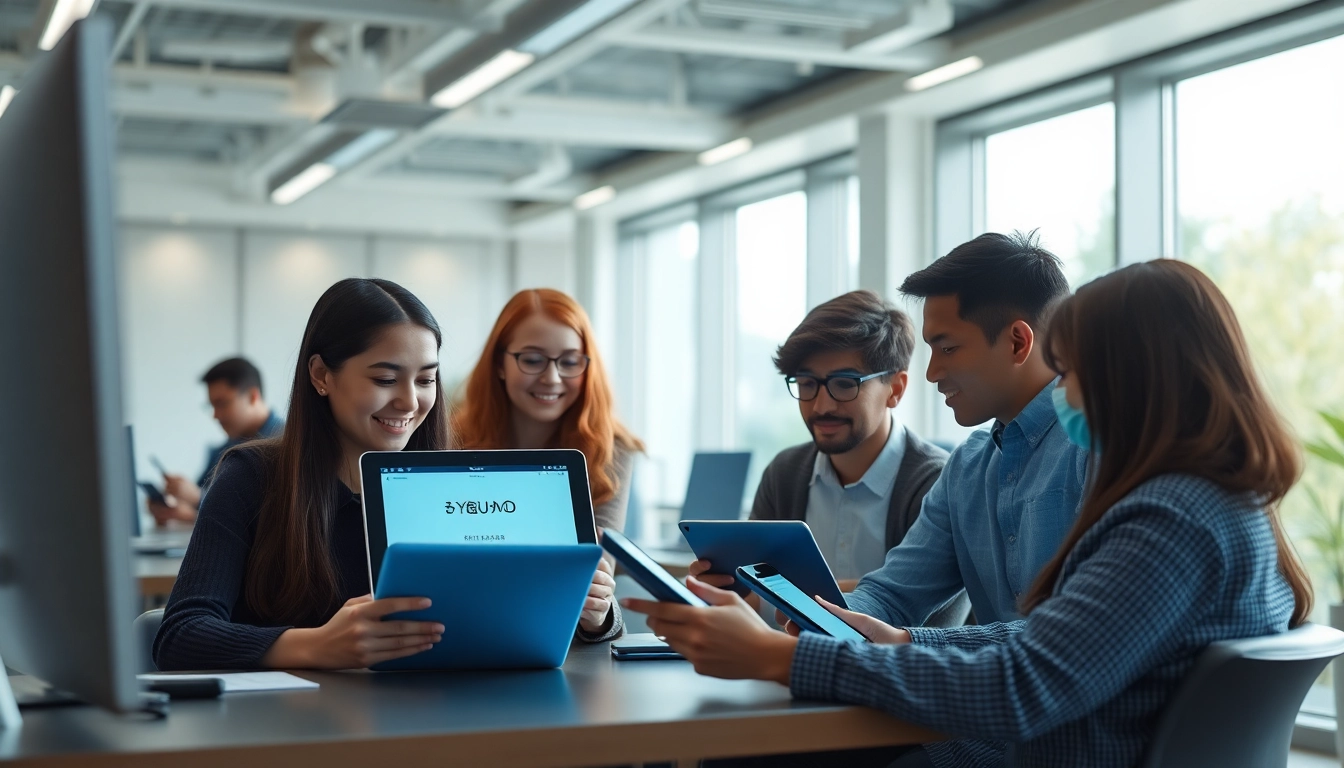 Youdao translation application used by diverse students in a modern learning environment