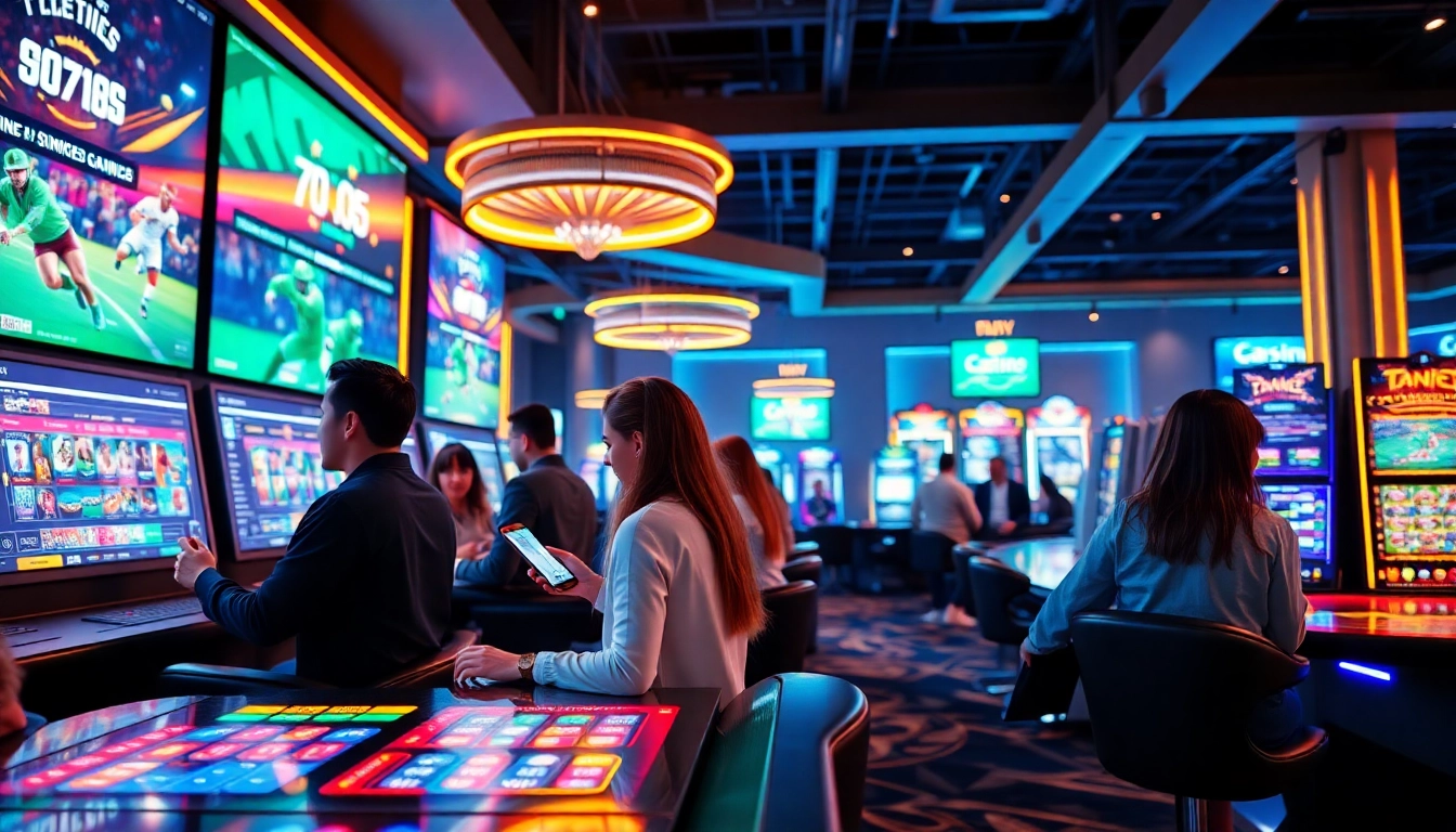 Exciting scene depicting vibrant online gambling experience featuring 6623 bet.