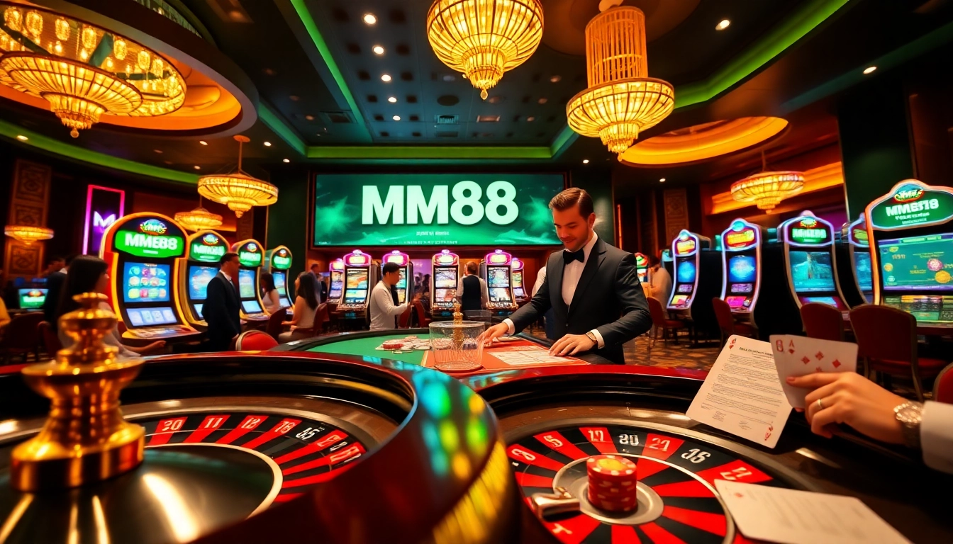 Experience the thrill at MM88 casino with vibrant games and professional dealers.
