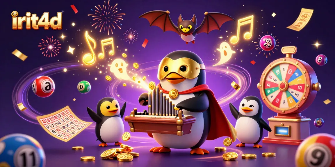Experience the excitement of irit4d with vibrant games and unique characters in a lively casino scene.