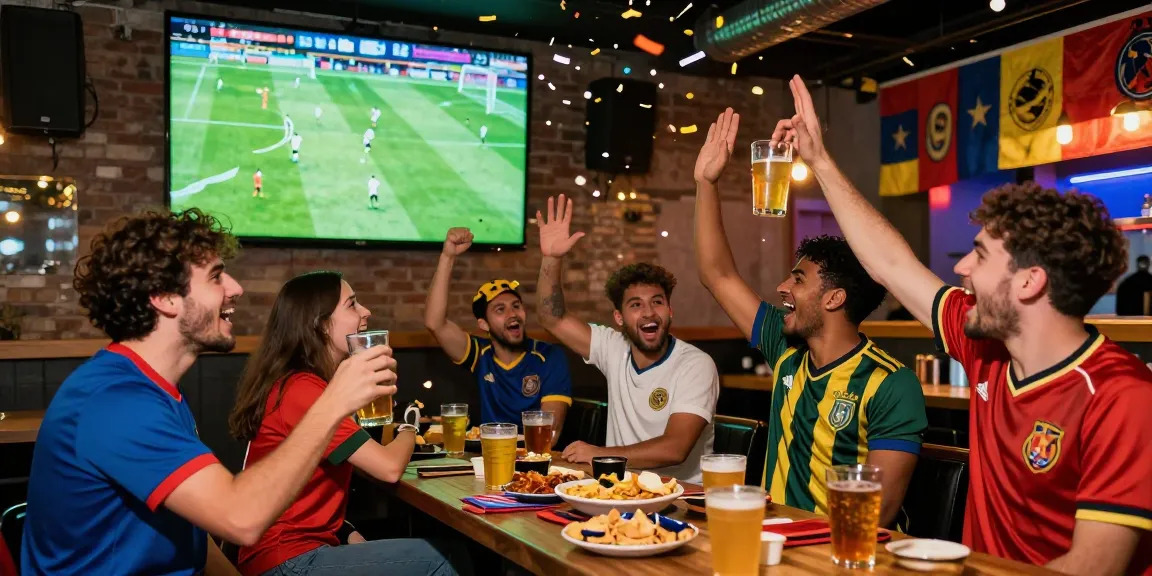 Pengalaman live streaming bola di BOLAKAMI dengan kualitas HD, para penggemar merayakan momen seru.