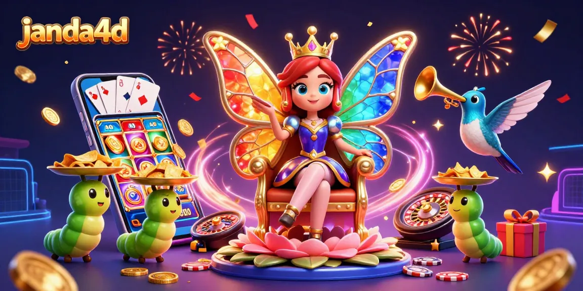 JANDA4D menawarkan pengalaman bermain yang menyenangkan dengan ilustrasi kasino digital yang penuh warna dan detail.